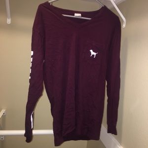 Long Sleeve Victoria’s Secret Pink Top